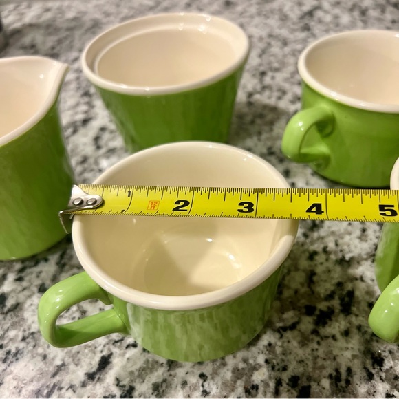 1960s Mid Century Modern, Retro Lime Green‎ Coffee Accessories USA Branded Set - Picture 13 of 15